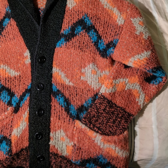 Jay Musson Art Wear Aztec Snake Cardigan Sweater - Picture 3 of 6